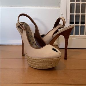 Sam Edelman Sling-Back Platform Heel